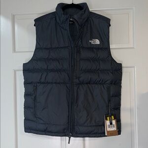 The North Face Charcoal Puffer Vest
